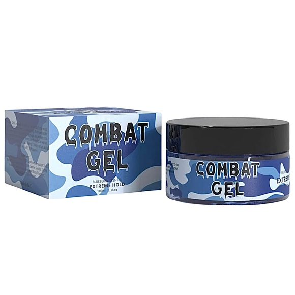 Combat Gel Blueberry Scented Extreme Hold Hair Gel 3.38oz - Picture 1 of 1